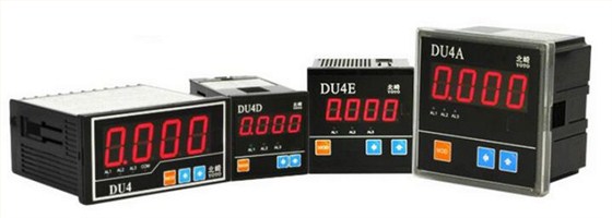DU4系列數顯電流表四種尺寸圖 DU4系列數顯電流表四種尺寸圖