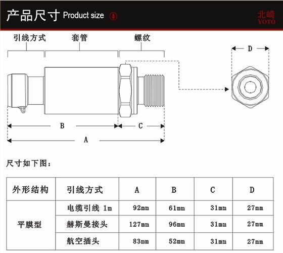 PU平膜型壓力傳感器_05 PU平膜型壓力傳感器_05