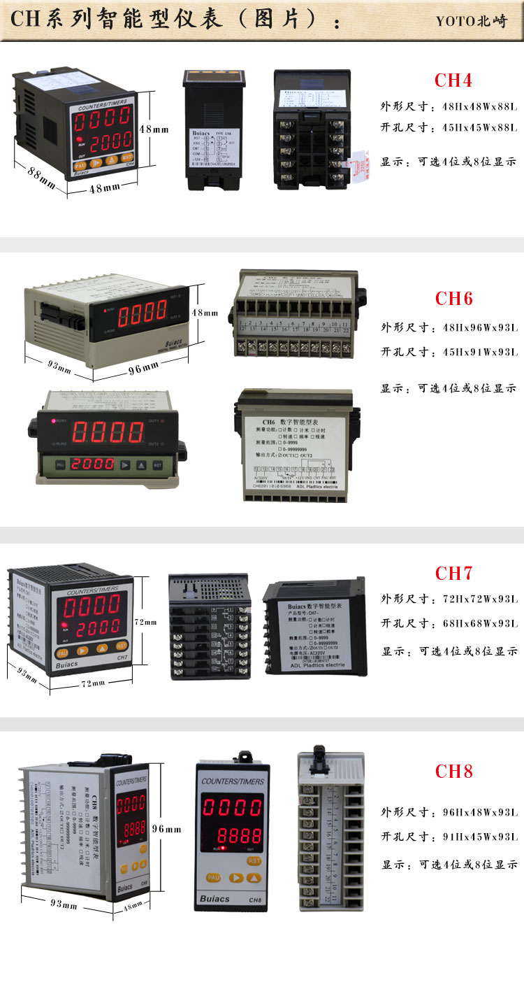 1、CH4 CH7 CH6 CH8時(shí)間繼電器  1、CH4 CH7 CH6 CH8時(shí)間繼電器